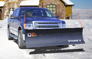 DK2 STORM II SNOWPLOW ON TRUCK